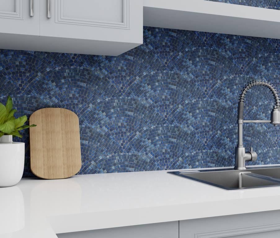Blue Tile Looks We Love - Anthology Tile at SurfacesPCB