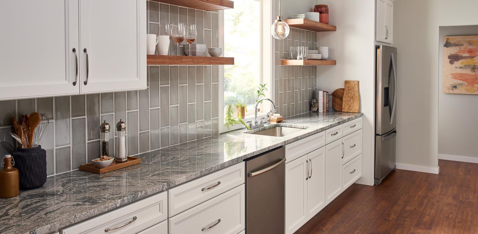 Panama City Beach kitchen designers, gray and white designs for kitchens, Surfaces PCB