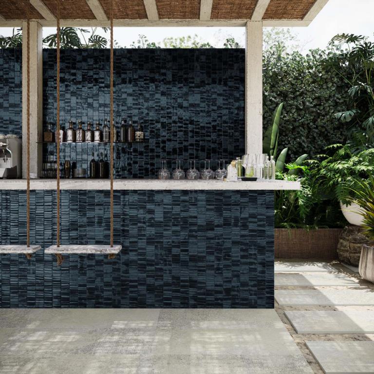 Blue Tile Looks We Love - MLW Stone Tile at SurfacesPCB