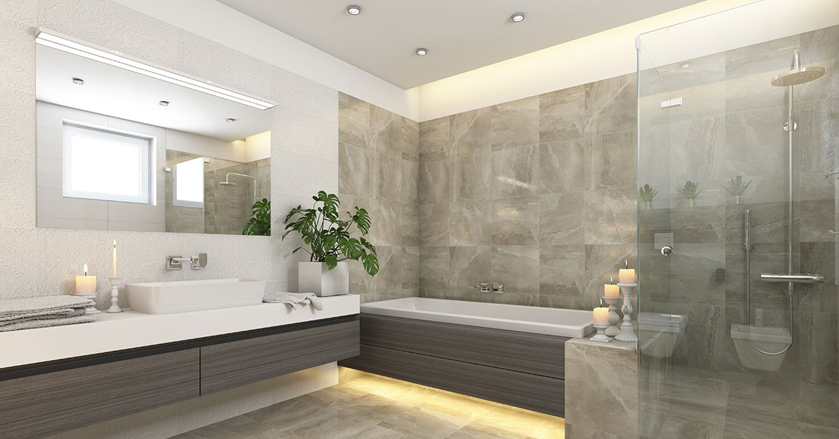 2021’s Favorite Kitchen & Bath Design Trends - Big Tile is Trendy